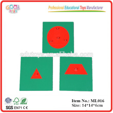 Montessori Materialien Pädagogisches Spielzeug - 3 Geometrie